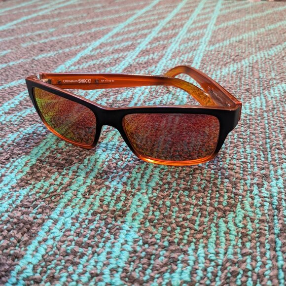 Rudy Project Ultimatum Shock Sunglasses Fire Red Orange Mirror Italy - Picture 5 of 15